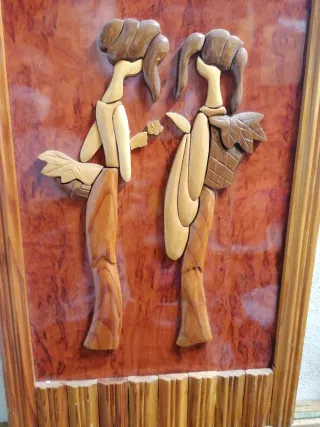 Cuadro Decorativo Madera Tallada