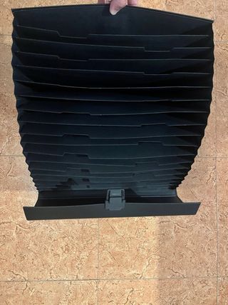 Carpeta de fuelle Rapesco Negra