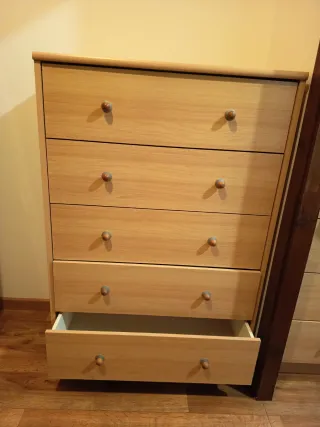 Sinfonier 5 cajones madera