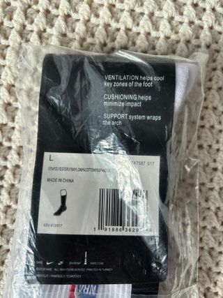 Calcetines Nike Elite Crew NBA Talla L 42-46