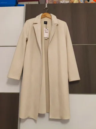 Abrigo largo Zara ante beige Talla XS