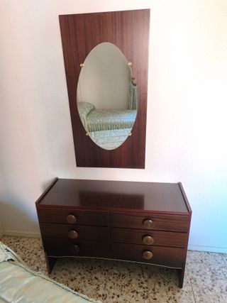 Mueble tocador con espejo