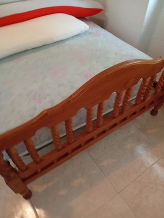 Cama de madera 105cm