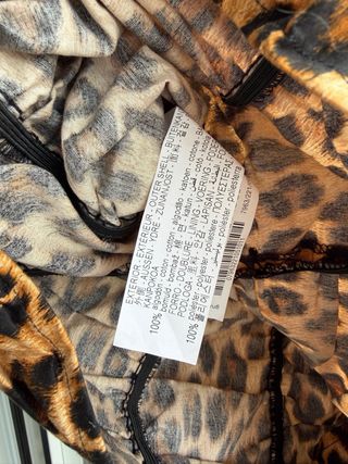 Vestido Zara Leopardo Talla XS