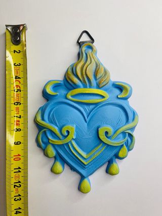 Decorazione Sacro Cuore da parete artigianale