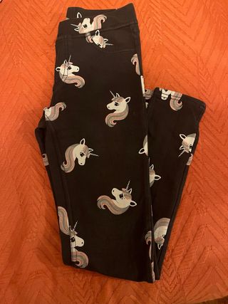 Mallas H&M Unicornio Negro Talla 10 - 11 años