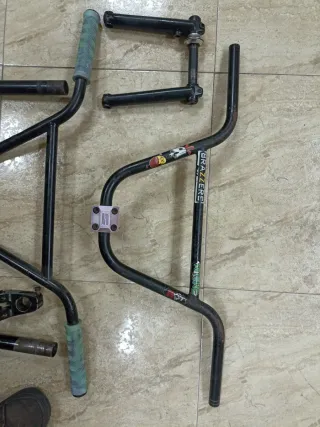 Piezas Bmx: Manillar, horquilla, Cuadro, Sillín