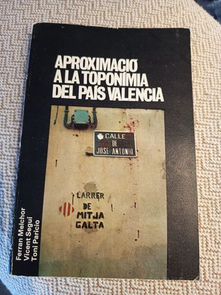 Aproximació a la toponímia del País Valencià