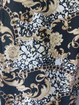 Pantalón vaquero estampado