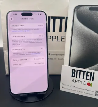 Iphone 15 pro Max 256GB NATURAL TITANIUM GARANTIA