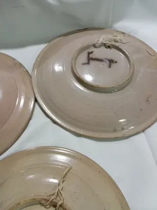 Juego de 3 platos decorativos