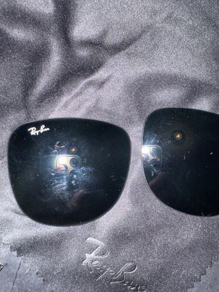 Cristales Ray-Ban Wayfarer tamaño grande y cristal