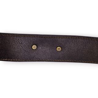 Cinto Pele Genuína CALEI Fivela Coração Vintage