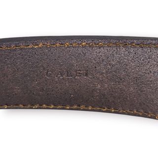 Cinto Pele Genuína CALEI Fivela Coração Vintage