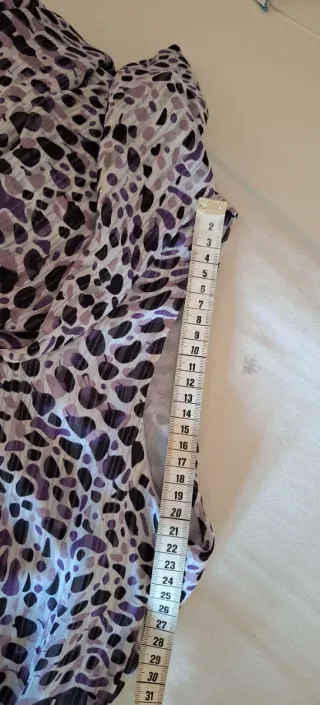 Camicia senza maniche maculata