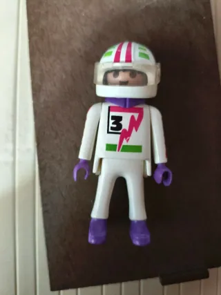 Playmobil Piloto Carreras Blanco