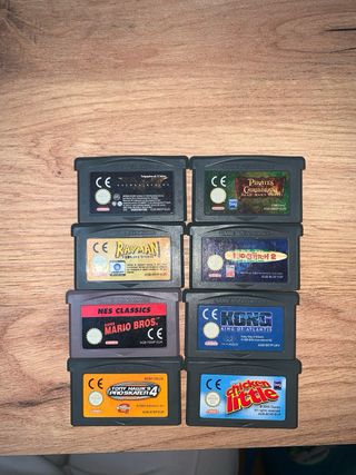 Lote 8 Juegos Game Boy Advance GBA