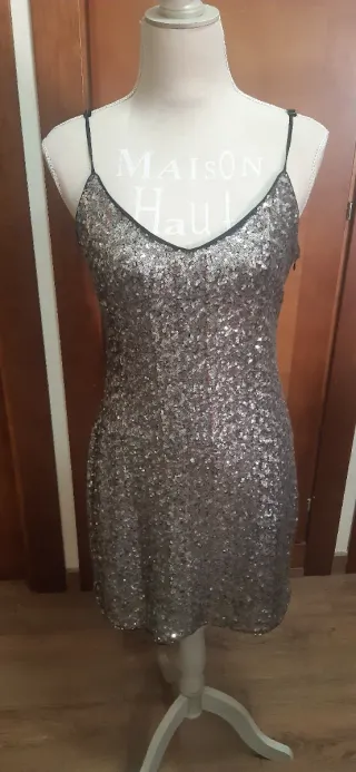 Vestido tirantes fiesta zara