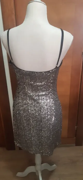 Vestido tirantes fiesta zara