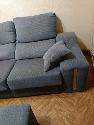 Sofá Chaise Longue Gris