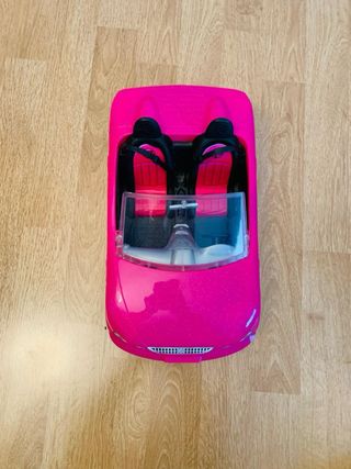 Coche Descapotable Rosa Barbie