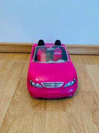 Coche Descapotable Rosa Barbie