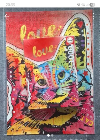 Lote 2 Puzzles Educa 1000 Piezas Gato