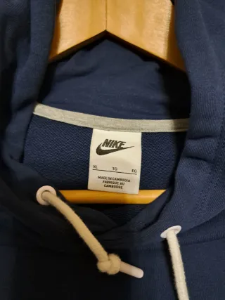 Sudadera Nike Azul con Logo