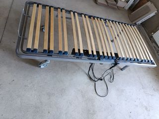 Cama articulada metálica con colchón visco !