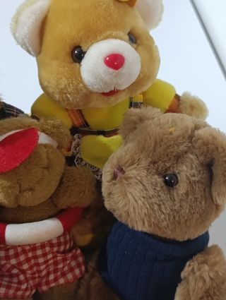 Lotto peluche vintage orsetti pubblicitario chicco