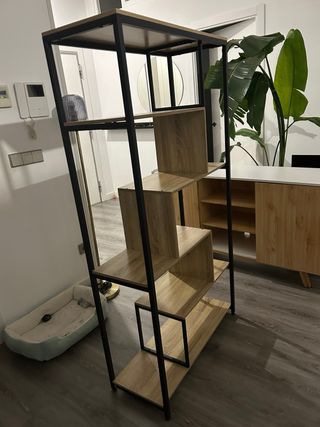 Estantería Madera y Metal