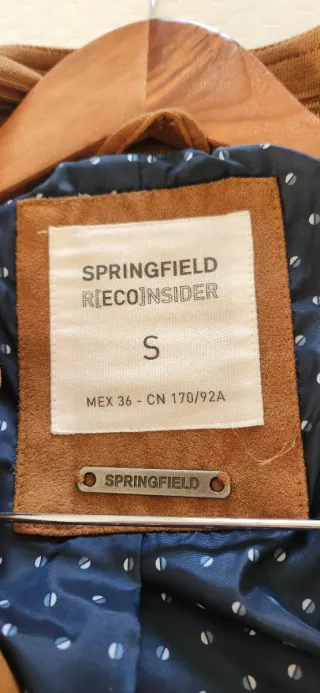 Cazadora de caballero  antelina marrón a estrenar