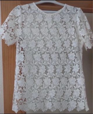 Blusa Zara Crochét