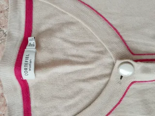 Jersey de mujer rayas rosa y beige