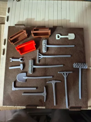 Lote Playmobil Herramientas y Accesorios