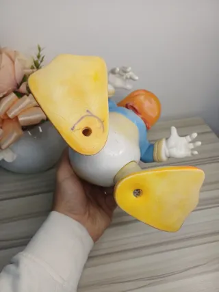 Paperino in gomma vintage anni 60