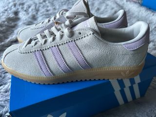Zapatillas Adidas gris y Malva Mujer
