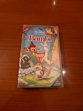 Cinta VHS Bambi Walt Disney Los Clásicos