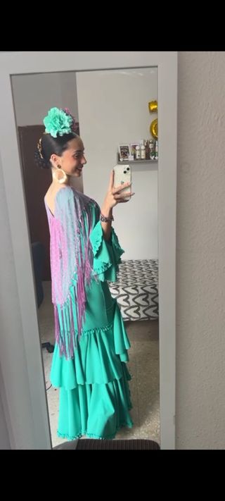 Traje de flamenca talla 32/34