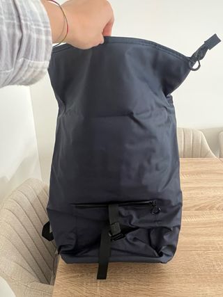 Mochila saco reciclada azul