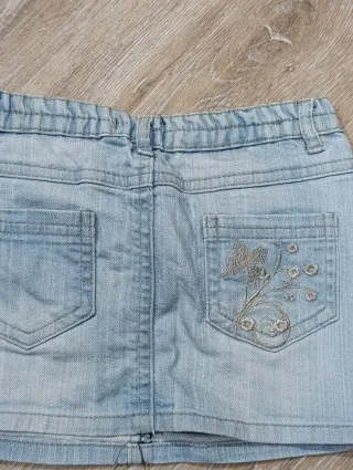 Mini Saia Jeans Menina
