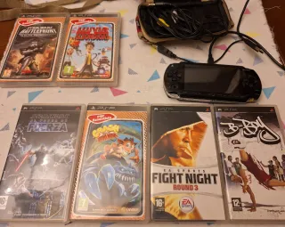 Pack PSP 1004 + Juegos + Funda