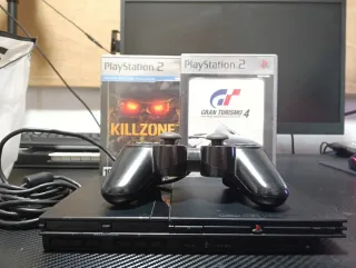 Consola PlayStation 2 slim + 2 juegos