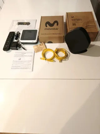 Decodificador UHD Movistar Plus + Amplificador WiF