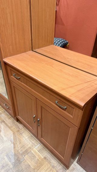 Conjunto entrada espejo armario zapatero