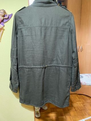 Parka Mango Verde Talla M