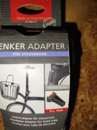 Adaptador Klickfix para cestas y bolsas