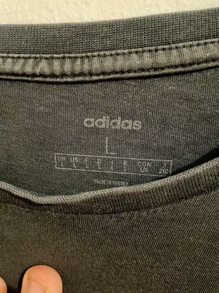Camiseta Adidas Essentials Sport Talla L Negra