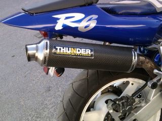 Yamaha R6 Sportbike Azul