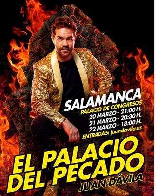 Cartel evento juan davila Salamanca